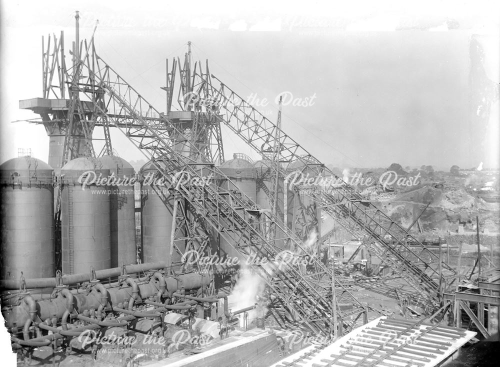 Construction of new furnaces at Old Works