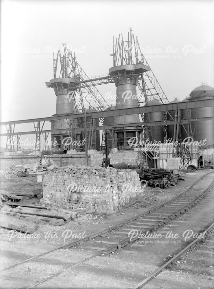 Construction of new furnaces at Old Works