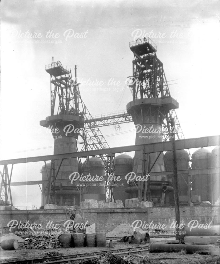 Construction of new furnaces at Old Works