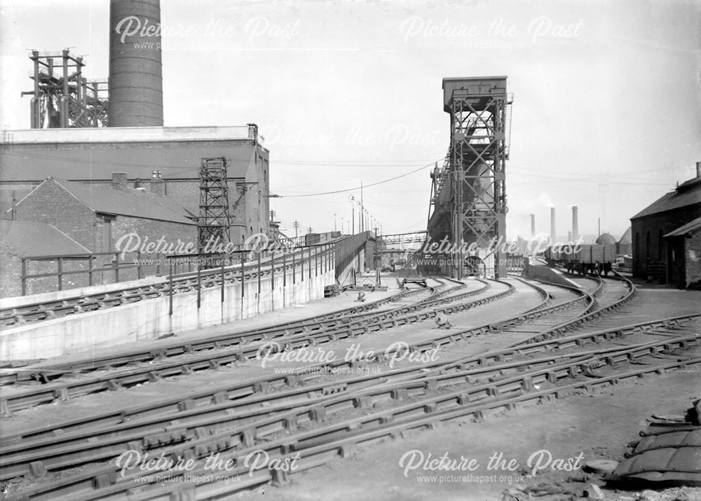 Old Works furnace yard after completion of rebuilding work