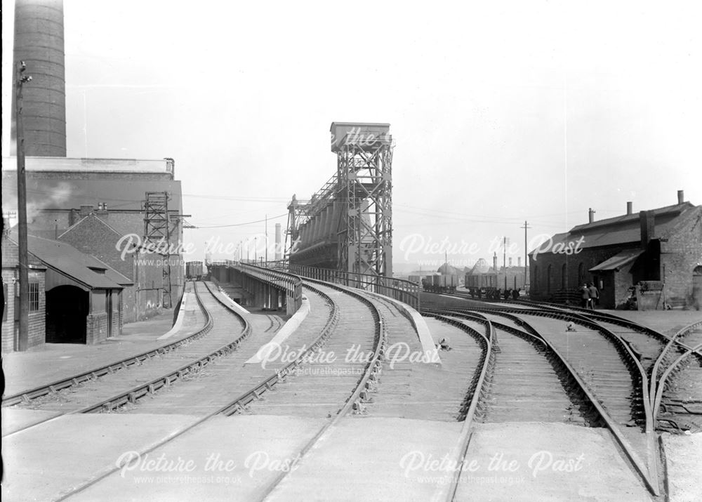 Old Works furnace yard after completion of rebuilding work