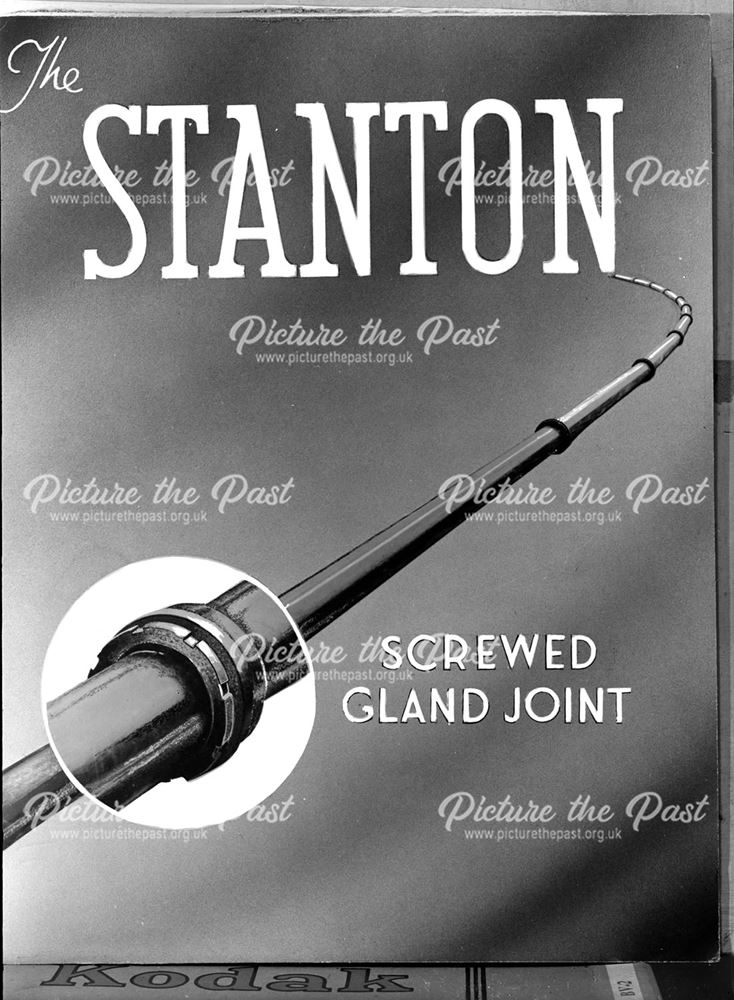 Cover of brochure advertising the Stanton screwed gland joint