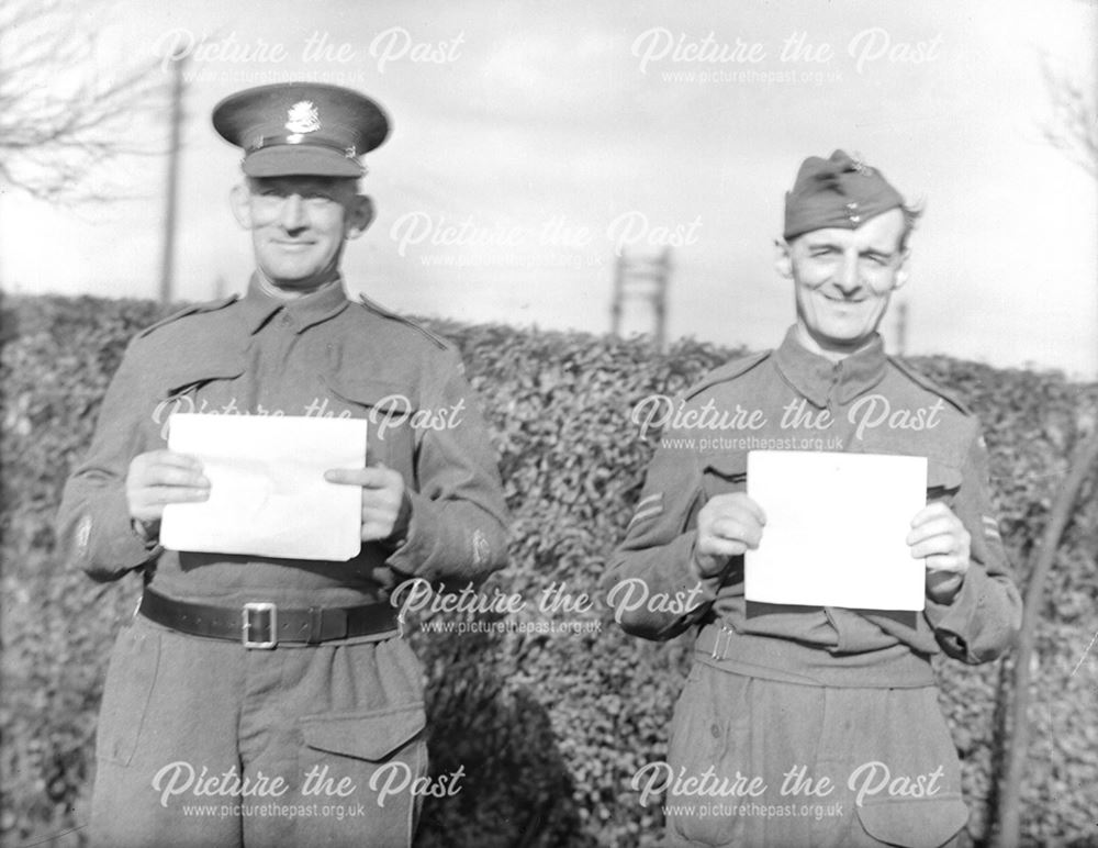 Home Guard Sergeant Major and Corporal, 1943