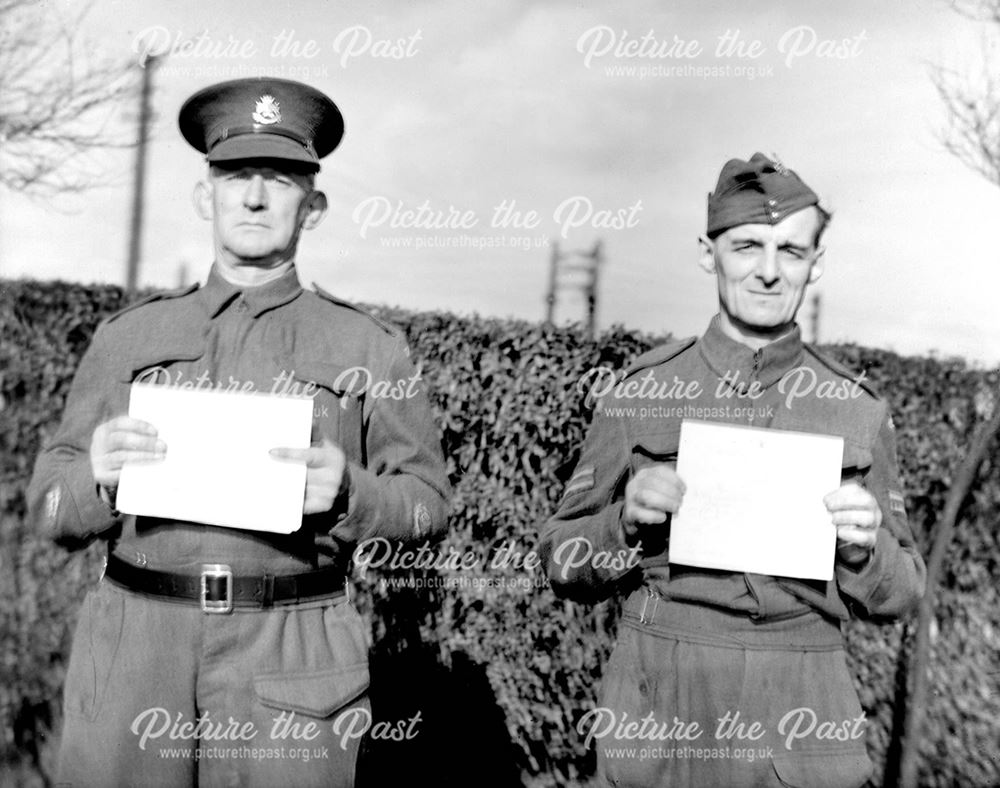 Home Guard Sergeant Major and Corporal, 1943