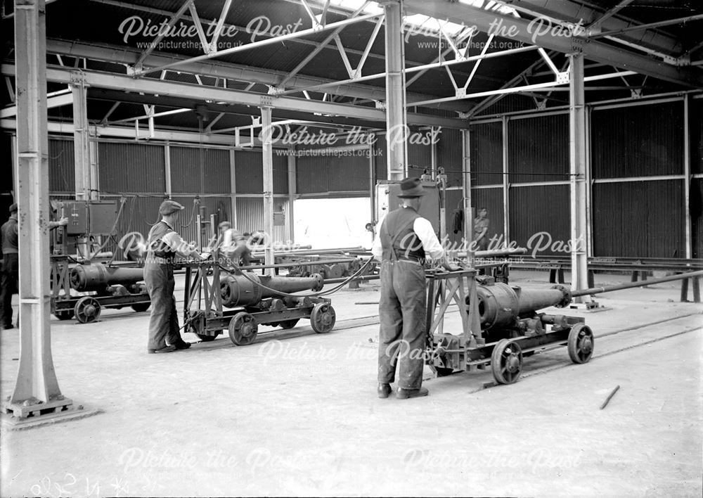 Scouring machines at the Nutbrook Spun Plant