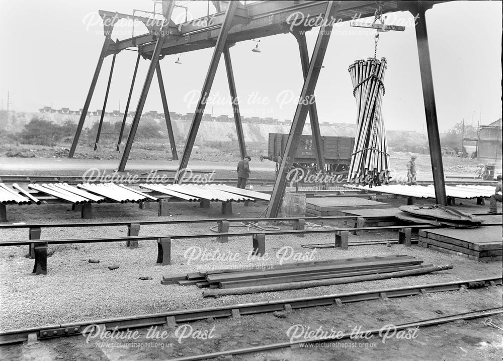 Dipping pipes at the Nutbrook Spun Plant