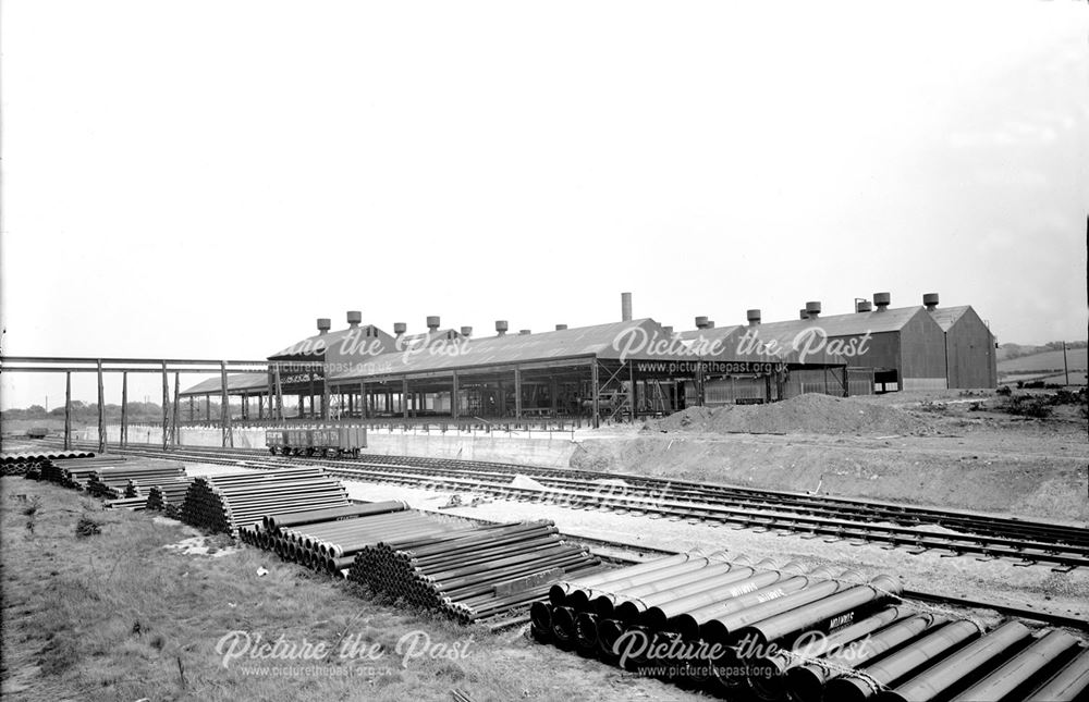 Dale Spun Pipe Plant looking south-east