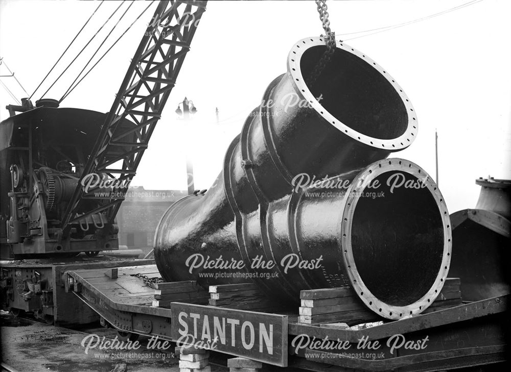 54-inch flanged Y junction pipe