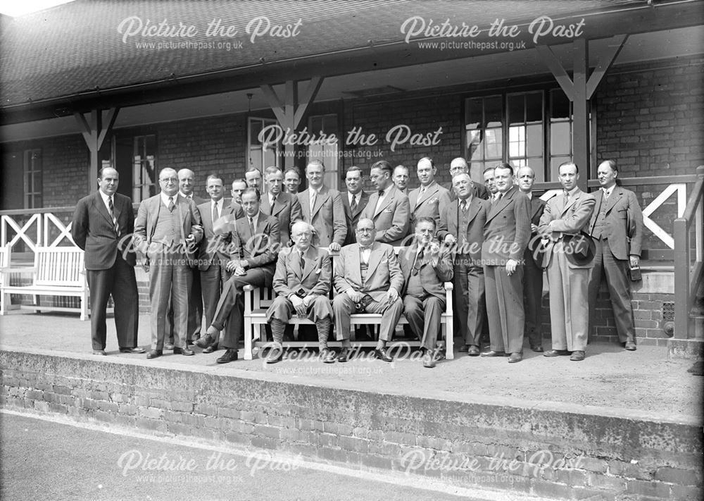 Visiting group of Swedish engineers, 1939