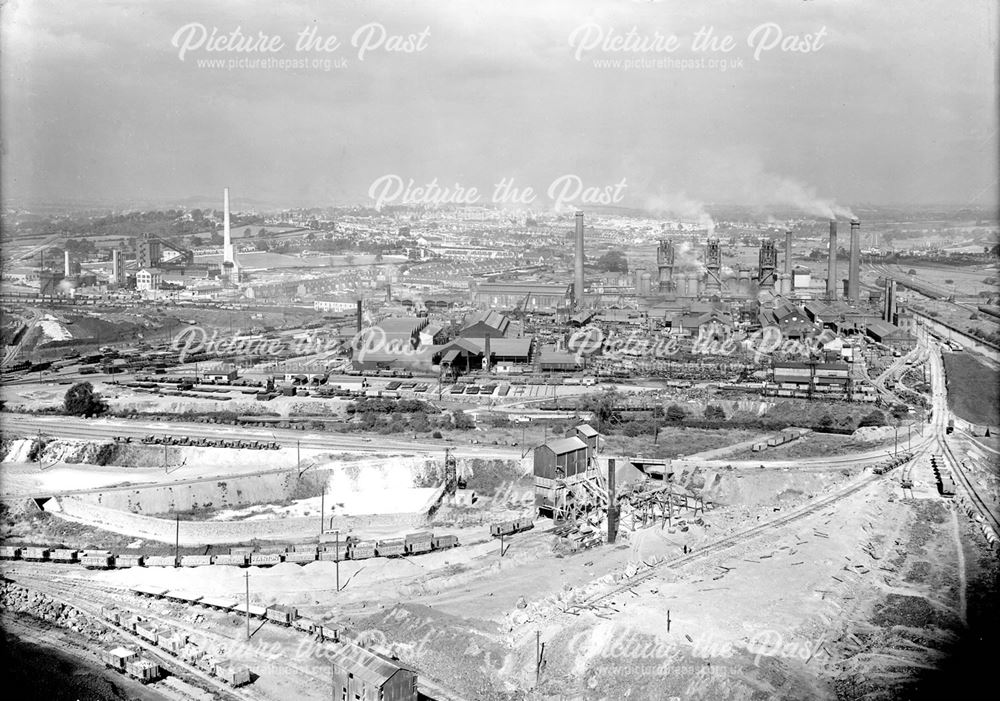 Panoramic view looking north, 1939