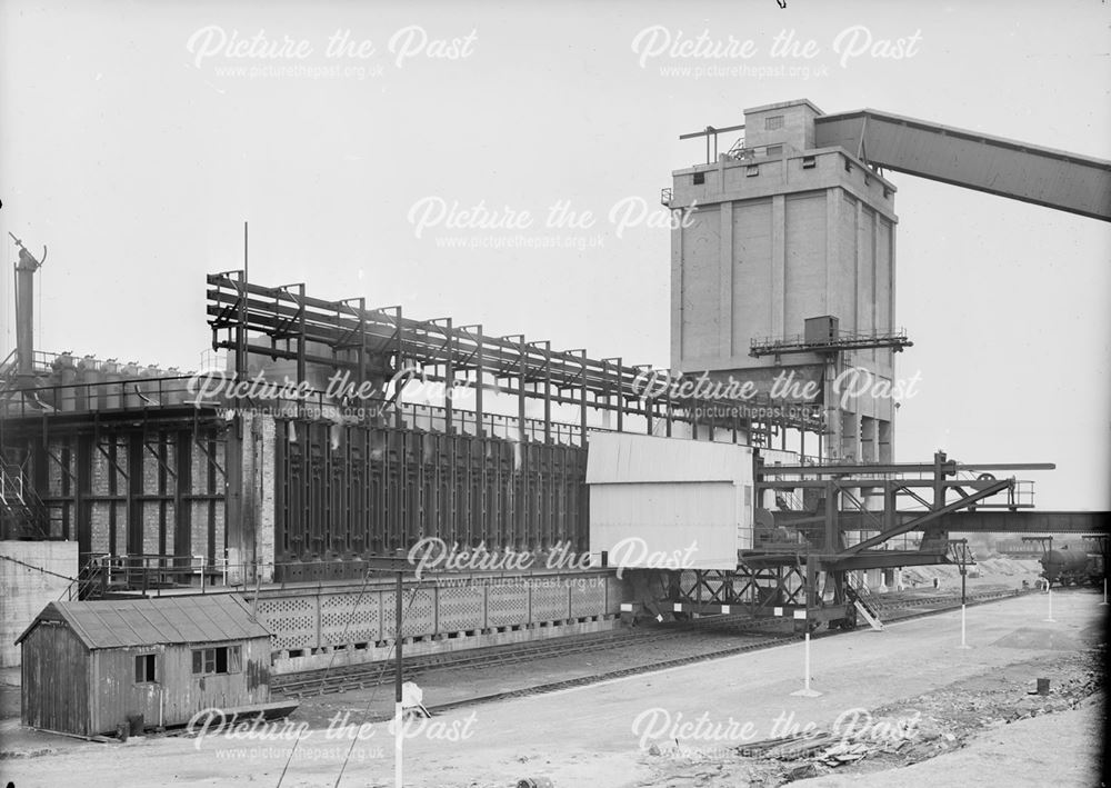 Recently completed Coke Oven Plant (Pusher side), 1940