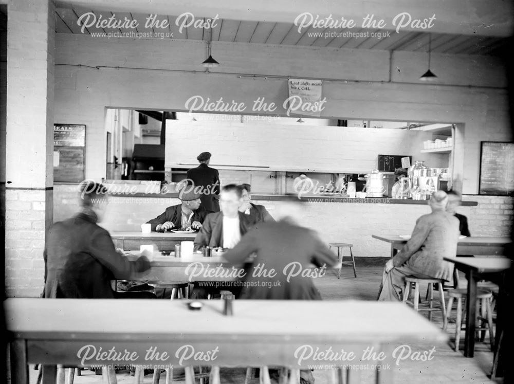 Interior of the canteen, 1943