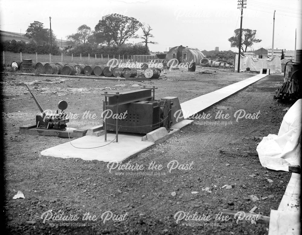 Stretching Bench used for prestressing concrete products