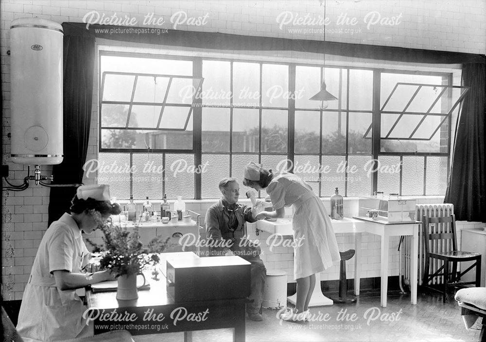 First Aid Room at Stanton Gate Foundry, c1946