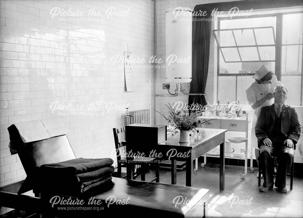 First Aid Room at Stanton Gate Foundry, c1946