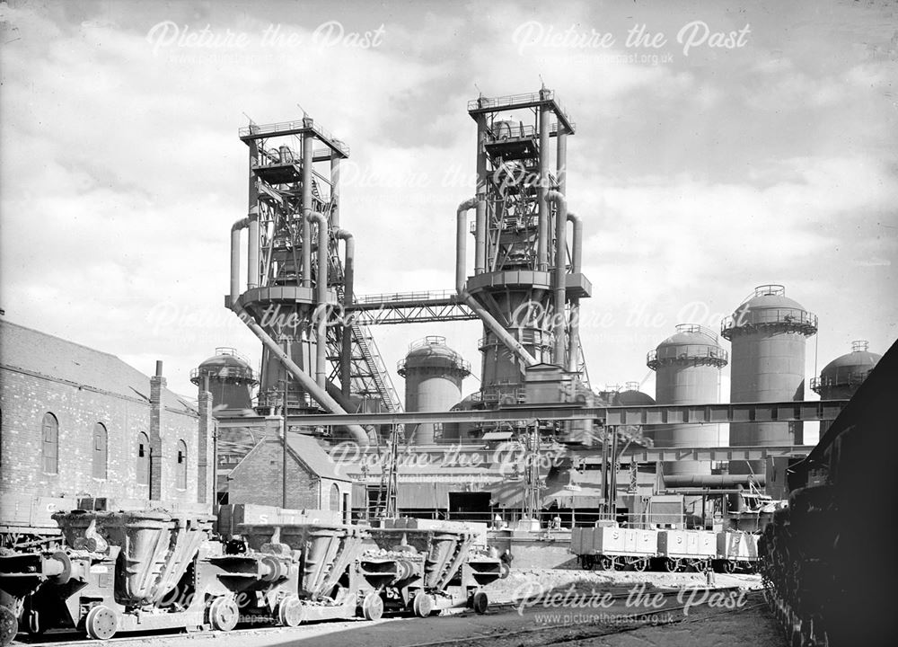 Old Works Blast Furnace, Stanton Works, 1947