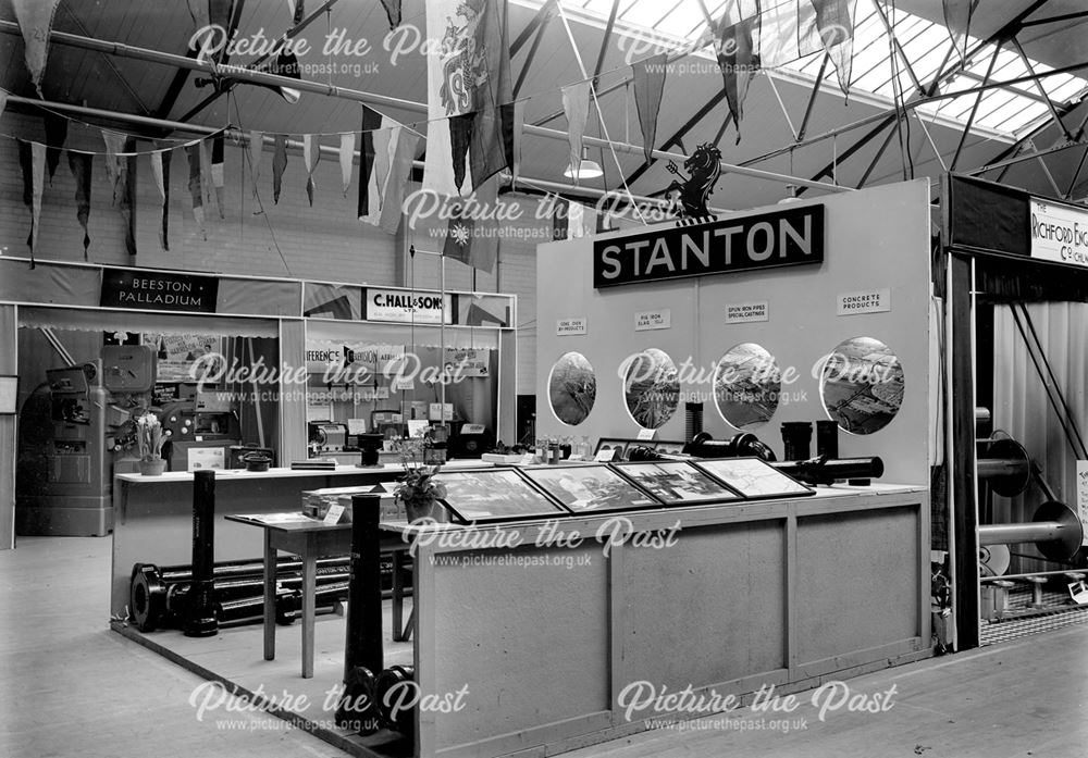 Stanton Ironworks Company Stand at Exhibition, Beeston, c 1948