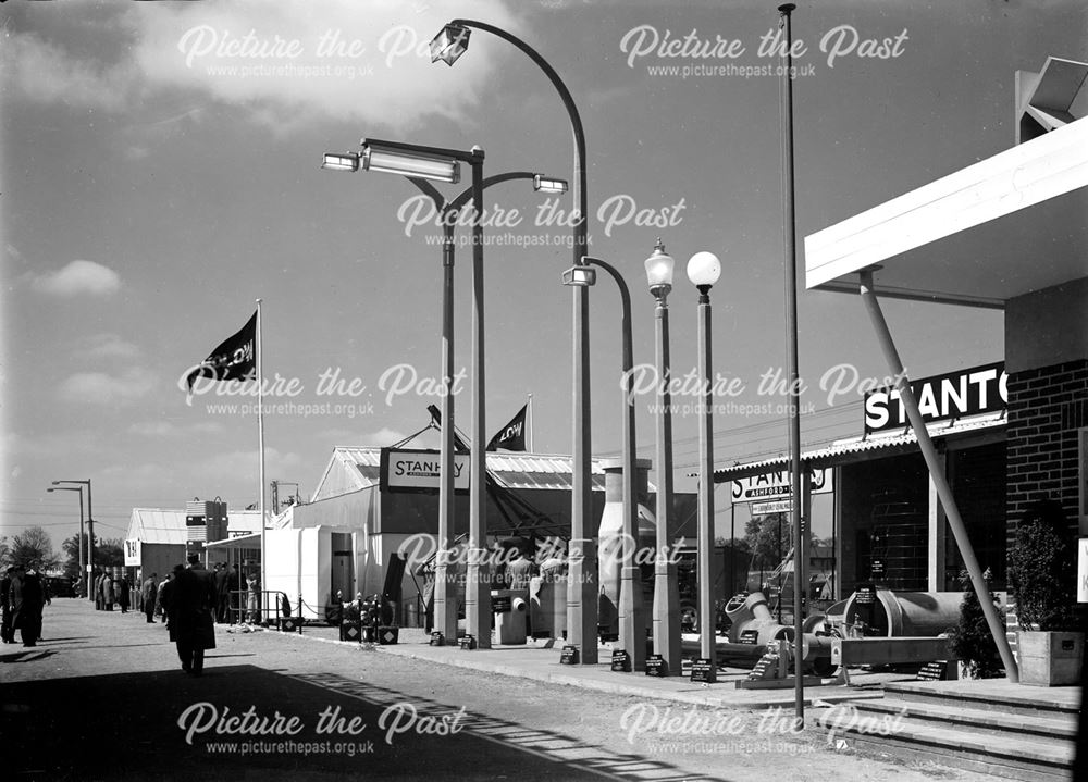 Stanton Ironworks Compnay Concrete Lamp Columns, British Industries Fair-Birmingham, 1949