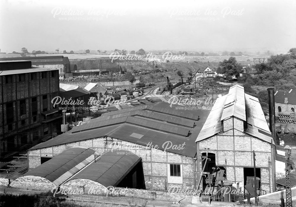 Stanton Ironworks Company's Riddings Foundry, Lower Somercotes, Riddings, c 1949