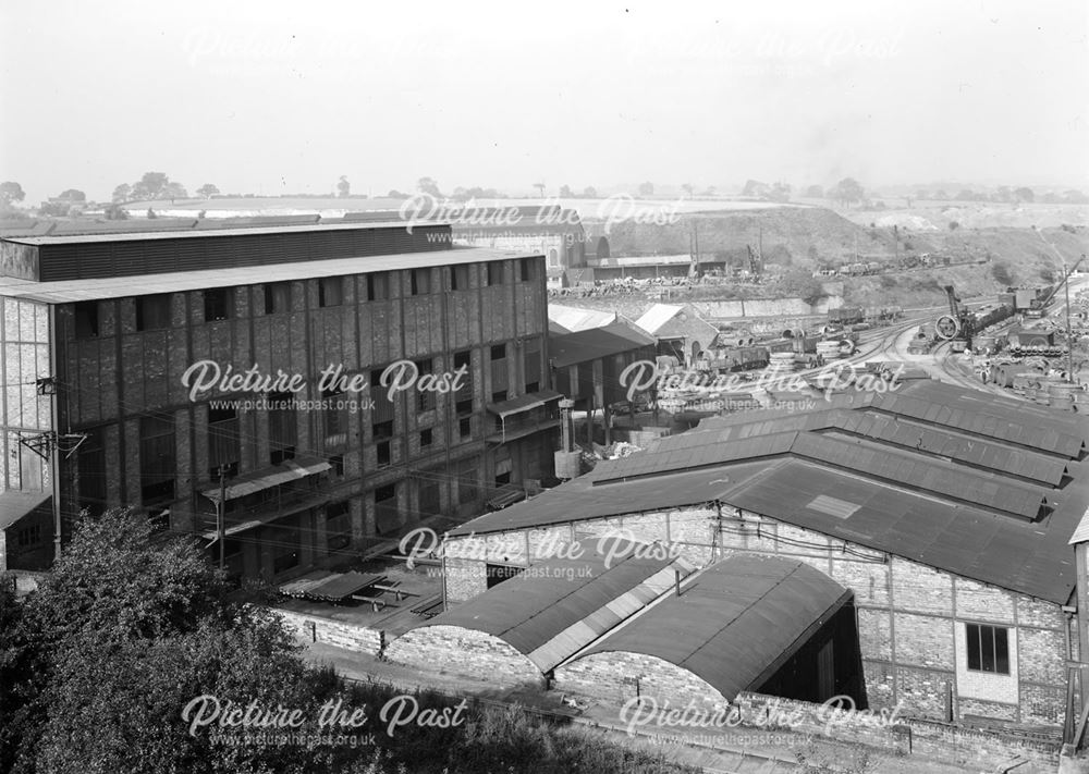 Stanton Ironworks Company's Riddings Foundry, Lower Somercotes, Riddings, c 1949