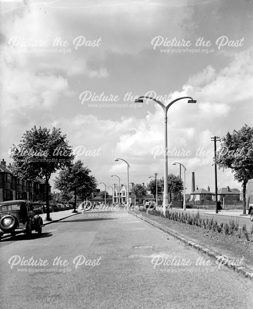 Looking West, Valley Road, Basford, Nottingham, c 1950s?