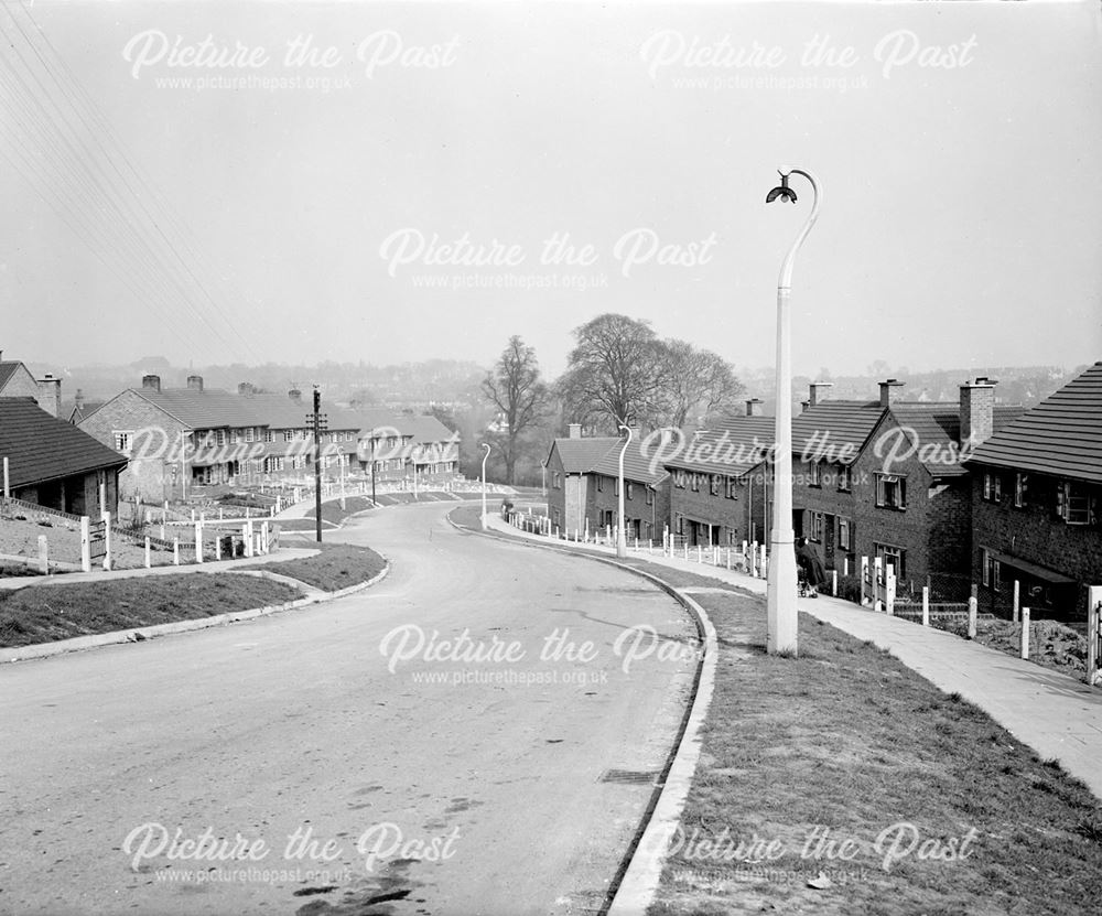 View North-East, Kenilworth Drive, Kirk Hallam, Ilkeston, c 1950s