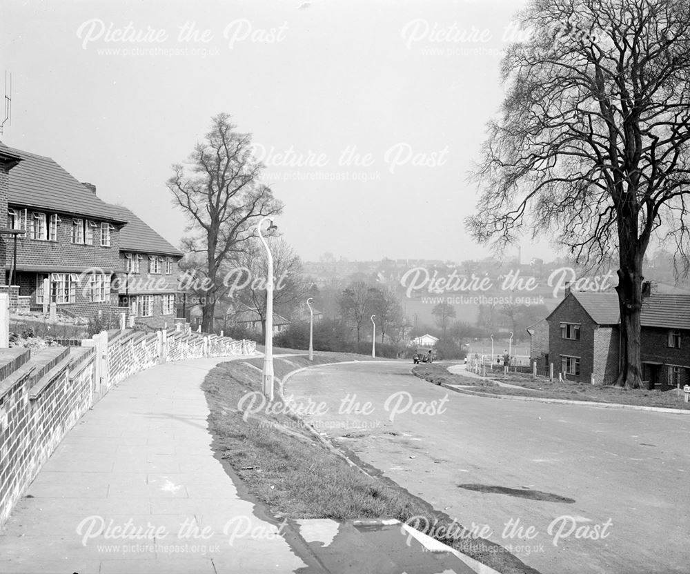 View East, Kenilworth Drive, Kirk Hallam, Ilkeston, c 1950s