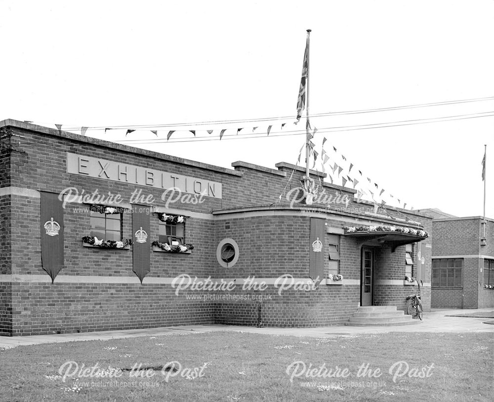 Stanton Works Exhibition Centre, Lows Lane, Stanton-by-Dale, 1953.