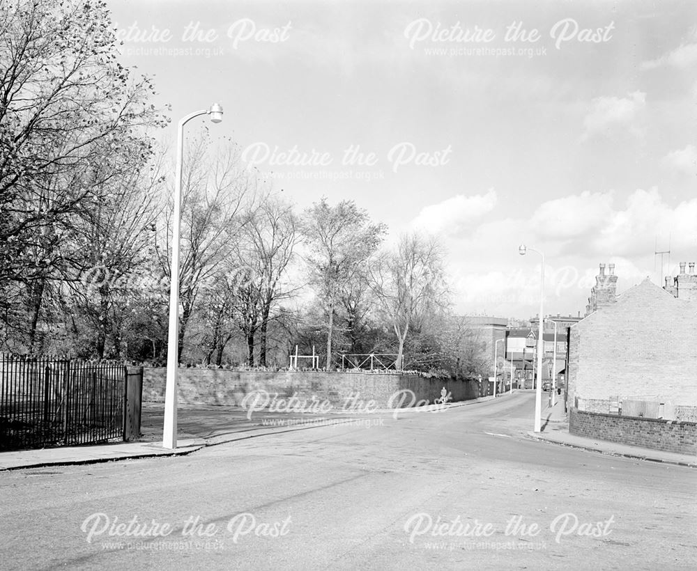 Park Road at Junction with Boythorpe Avenue, Chesterfield, c 1950s