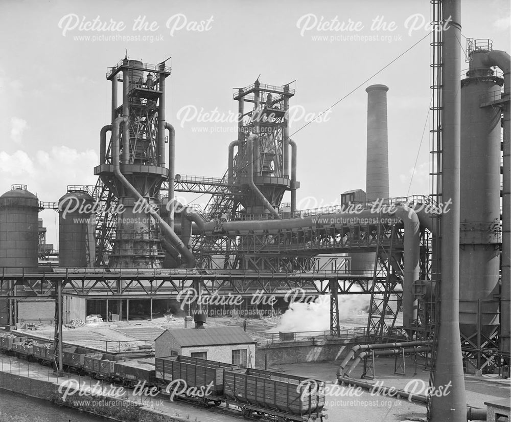 Stanton Old Works Furnaces, c 1954