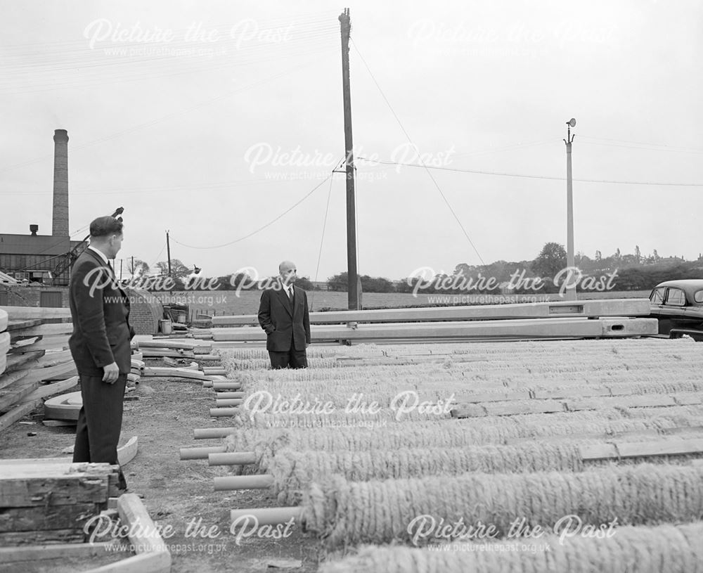 Lampposts Designed for Cyprus, Lows Lane, Stanton Works, c 1950s