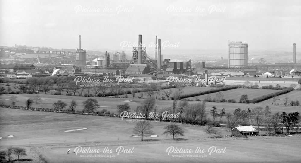 View from South East, Stanton Works, 1950s-60s?