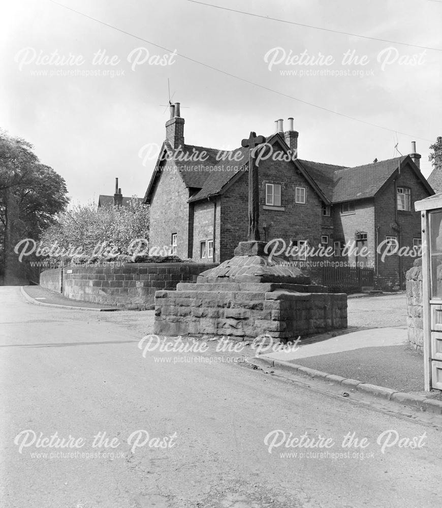 Village Cross, Main Street, Stanton By Dale, c 1950s