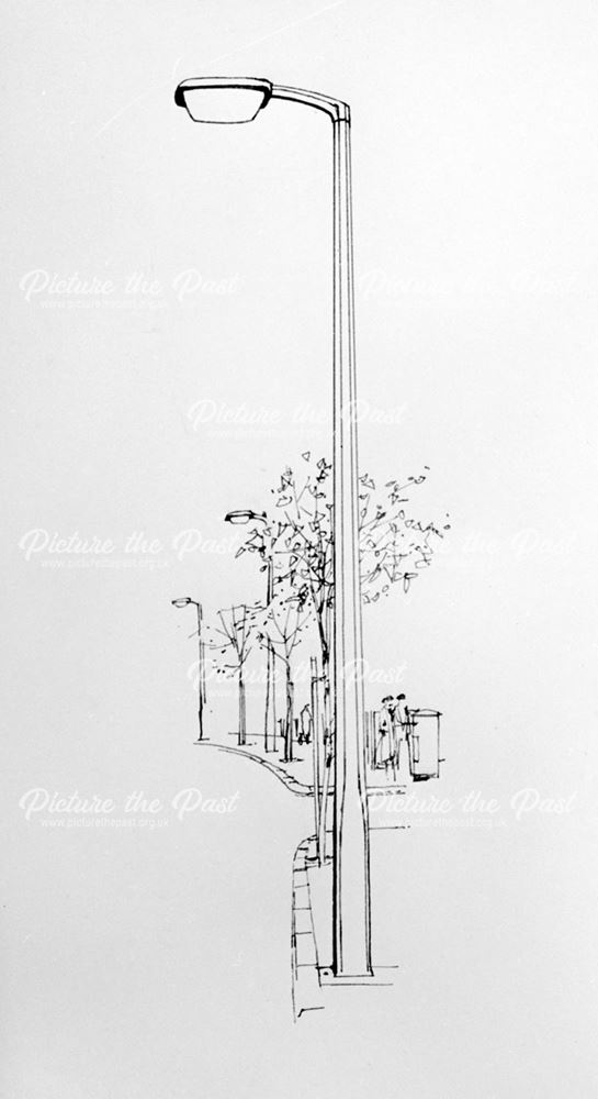 Illustration of Stanton Lampost, from 'The Iron Dale' by Victor Lewis