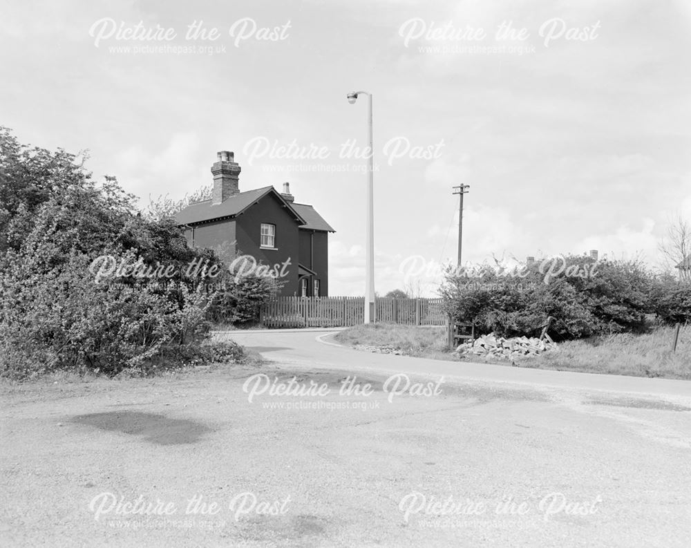 Entrance to Oakwell Brickworks Site, Derby Road, Ilkeston, c 1950s-60s ?