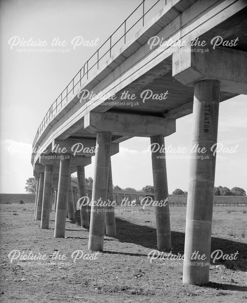 Cotgrave Colliery Branch Railway Line, nr River Trent, Radcliffe on Trent, c 1950s?