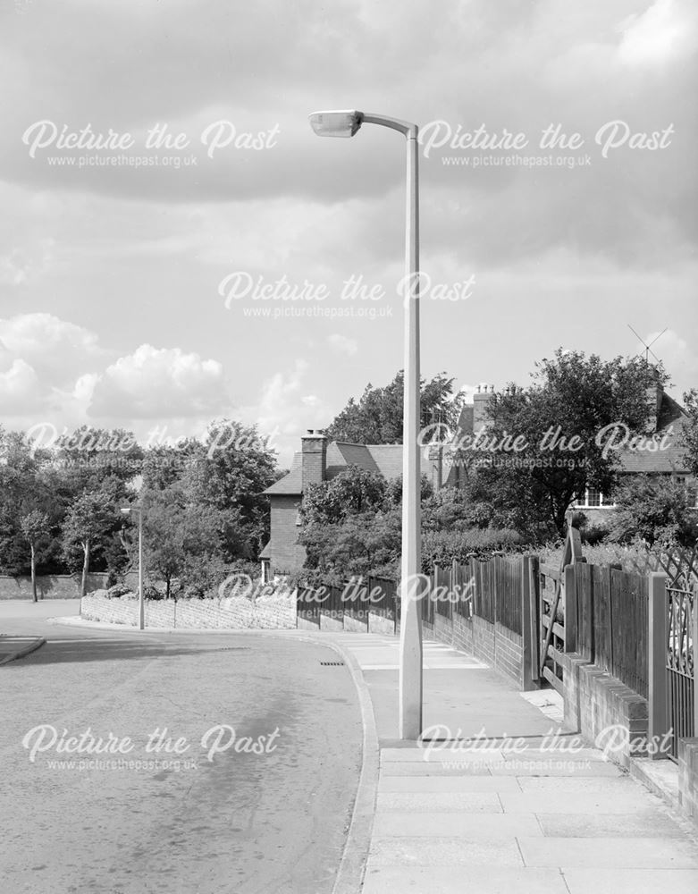 Stanton Concrete Lamppost, Oakwell Crescent, Ilkeston, c 1960s