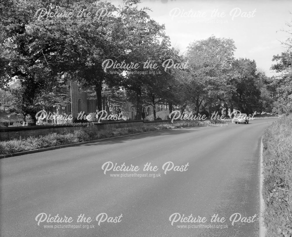 Re-Surfaced Road, Mansfield Road (A60), Bestwood, Nottingham, c 1960s