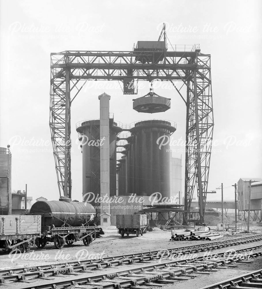 Stanton Ironworks Goliath Crane, Stanton Old Works coke oven plant.