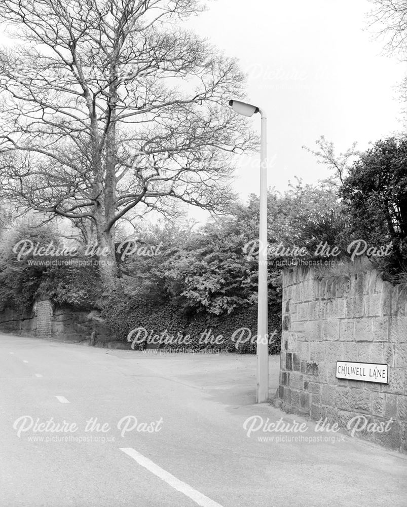 Stanton Concrete Lamppost, Chilwell Lane, Bramcote, c 1950s