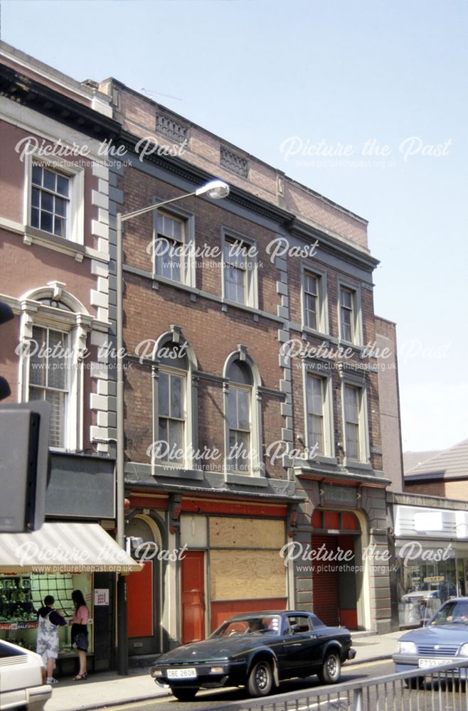 The facade of the George and Dragon Public House, empty awaiting renovation.