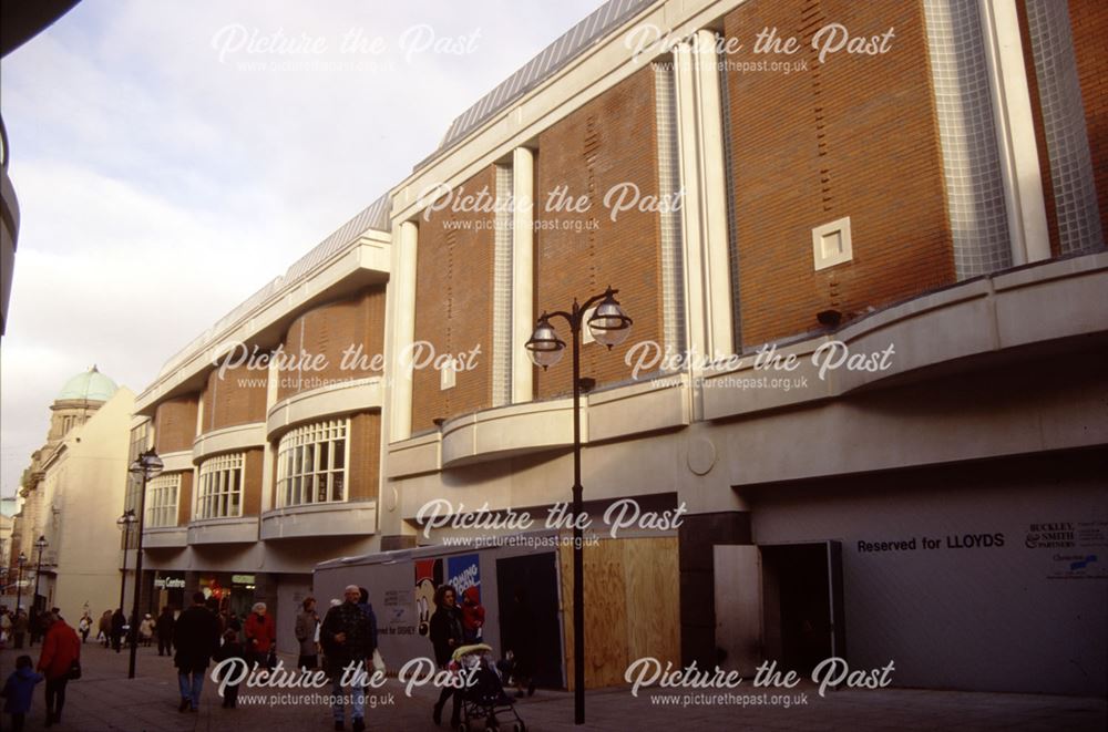 New shops on the north side of Albion Street