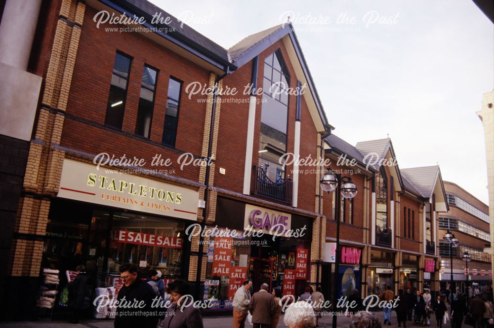 New shops on the south side of Albion Street