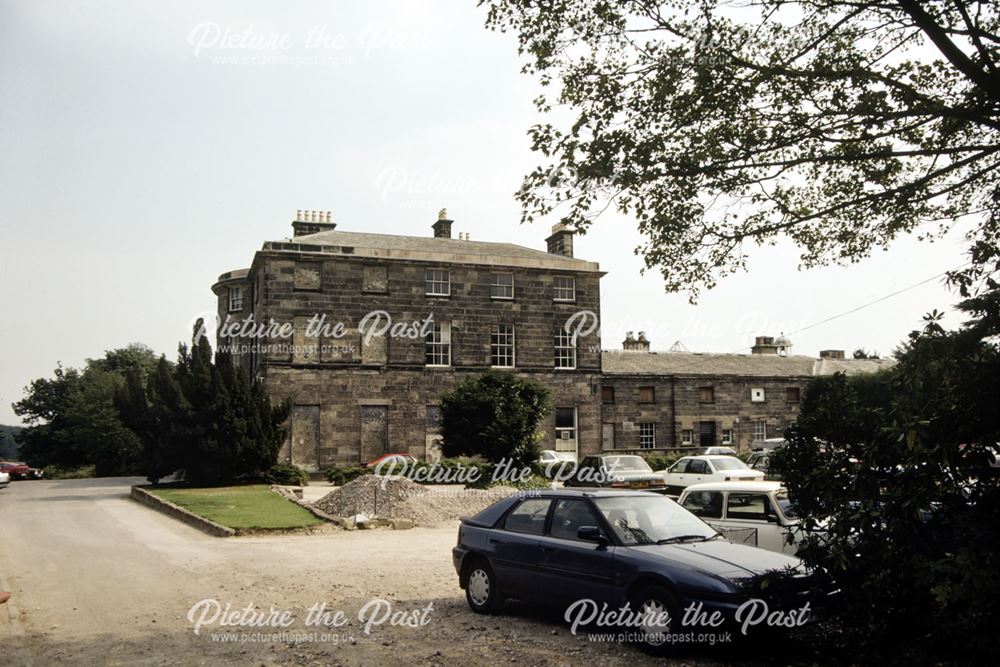 Northern facade of Allestree Hall, looking from the drive