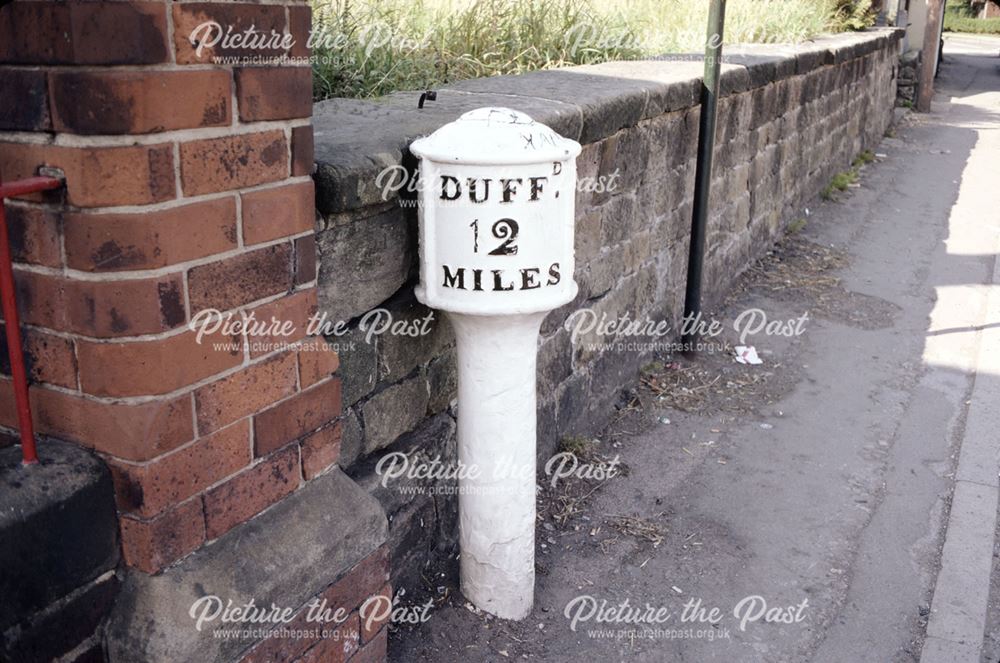 Milepost, Duffield Road, Allestree