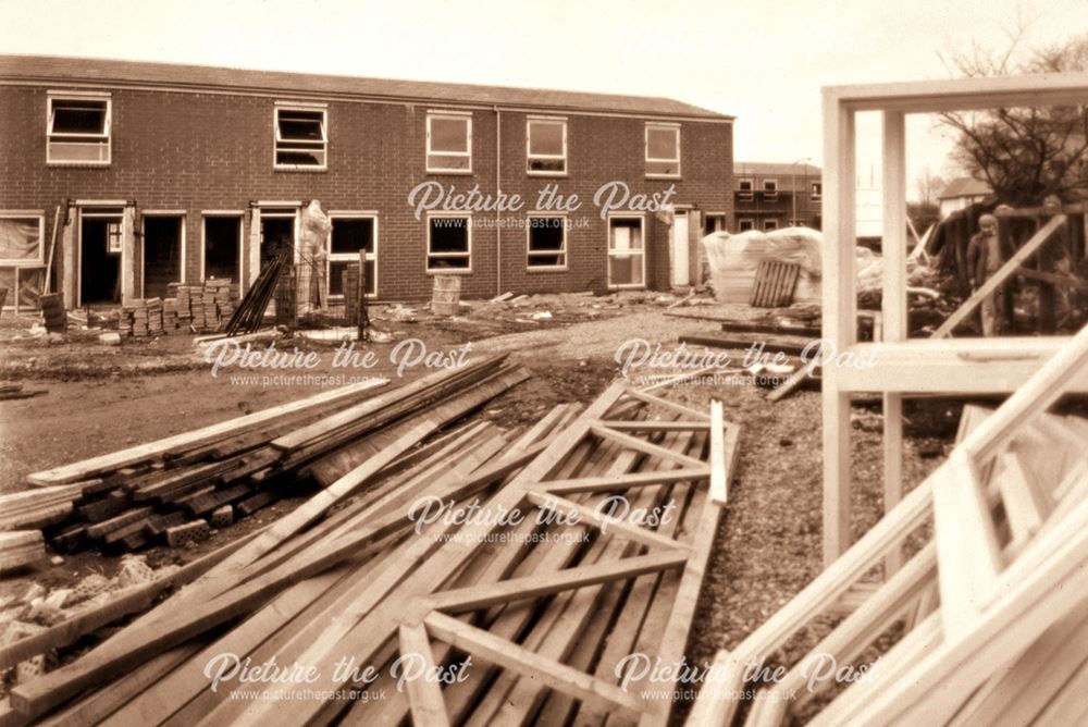 Housing under construction on Eden Street