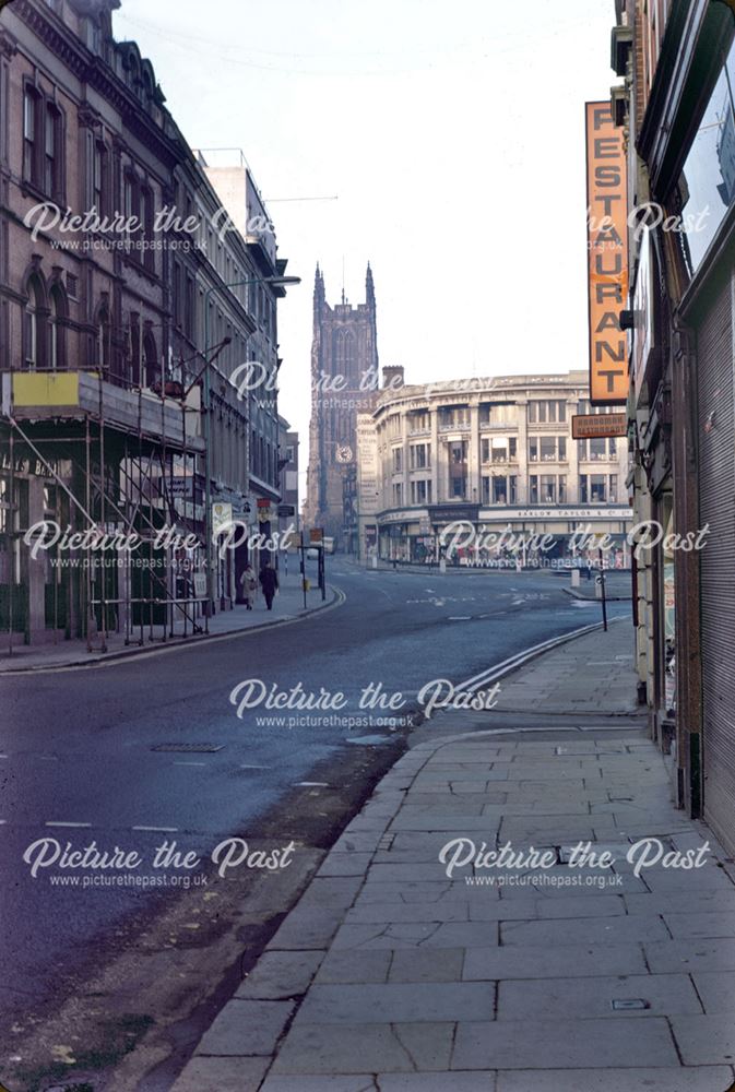 View from Cornmarket looking along Iron Gate