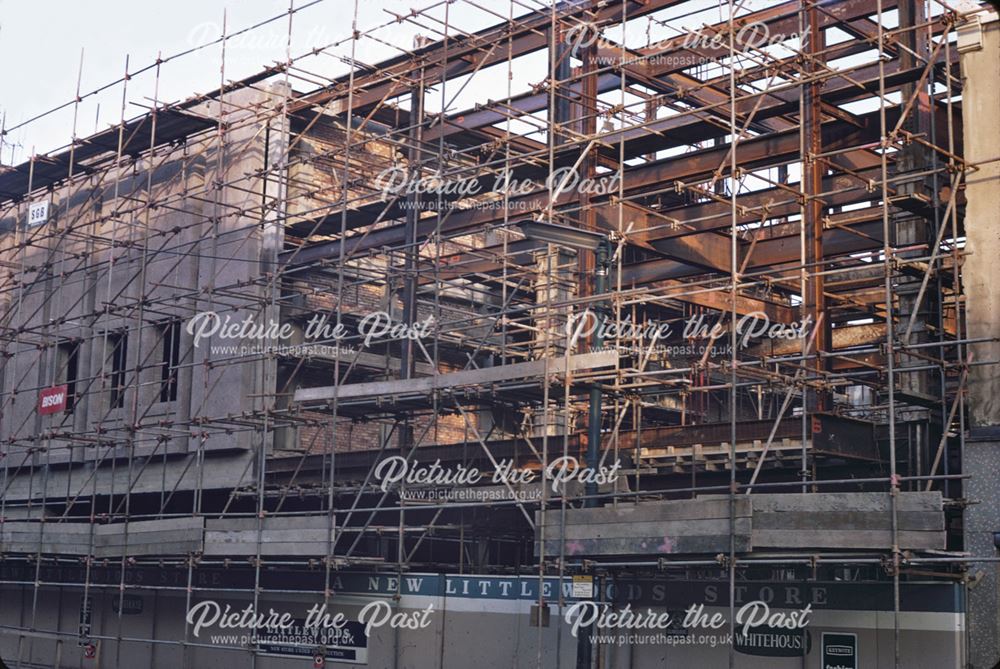 Construction of the new Littlewoods Store