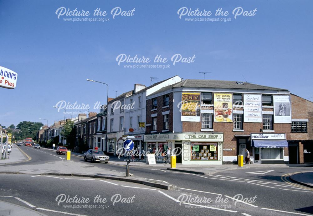 Shops at the corner of Duffield Road - Edward Street