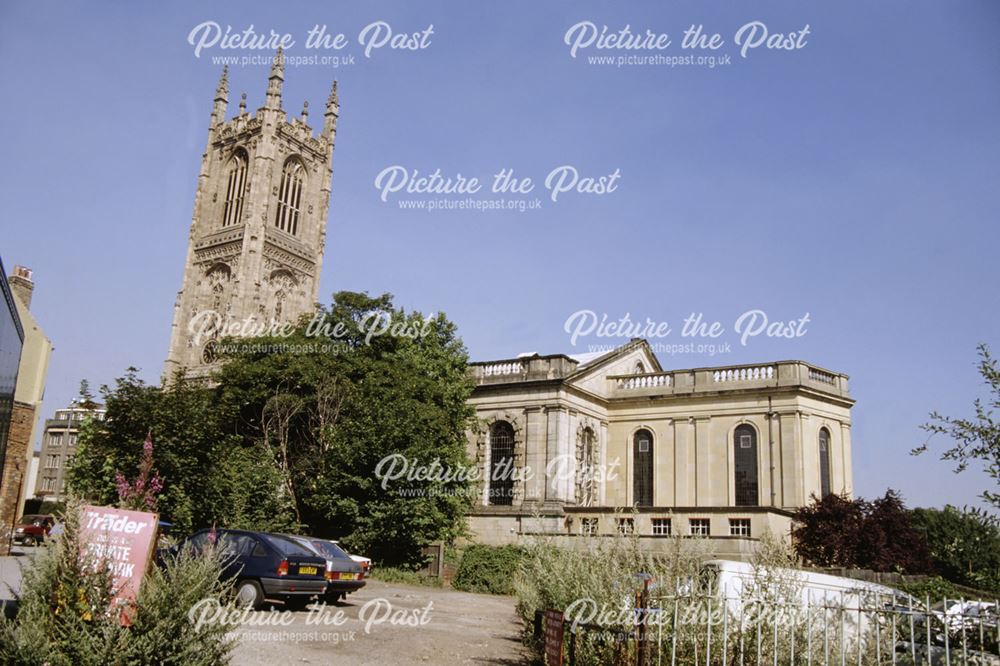 All Saints' Church - Derby Cathedral - looking from Full Street